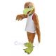 Brown Hawk Mascot Costume Animal