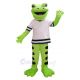 Realistic Friendly Frog Mascot Costume Animal