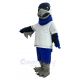 Giant Blue Hawk Mascot Costume Animal