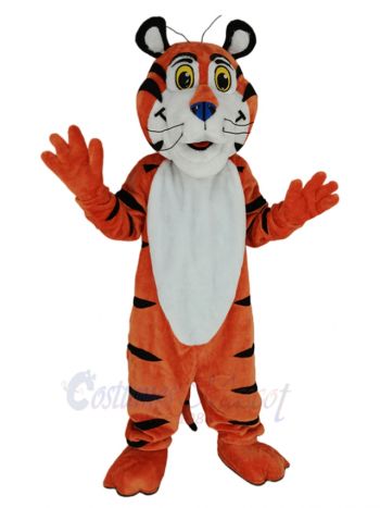 Orange Tony the Tiger Mascot Costume Animal