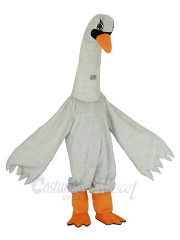 White Swan Mascot Costume Animal