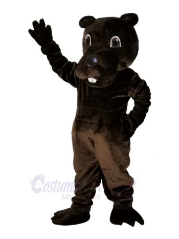 Brown Barney Beaver Mascot Costume Animal