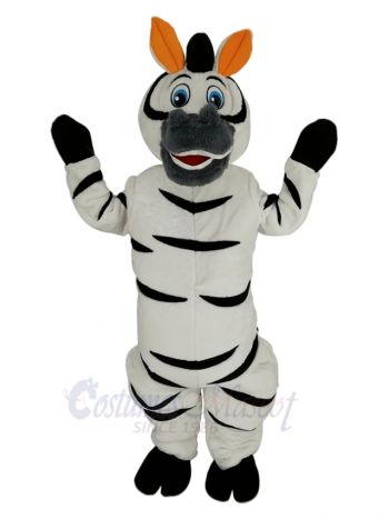 Cute Zebra Mascot Costume Animal