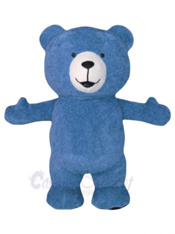 Blue Teddy Bear Mascot Costumes