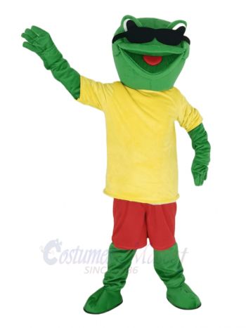 Sports Frog Mascot Costume Animal