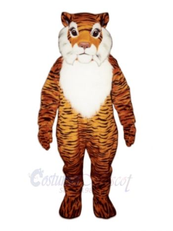 Solemn Tiger Mascot Costume