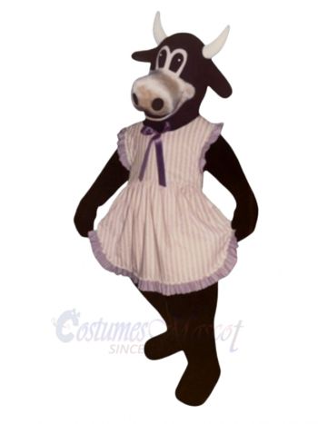 Cattle with Apron Mascot Costume