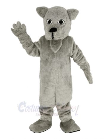 Hairy White Scottie Dog Mascot Costume Animal