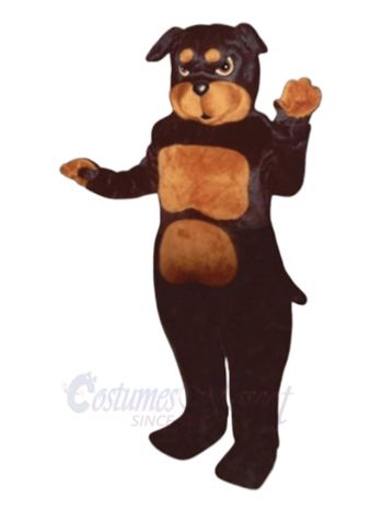 Cute Rottweiler Dog Mascot Costumes