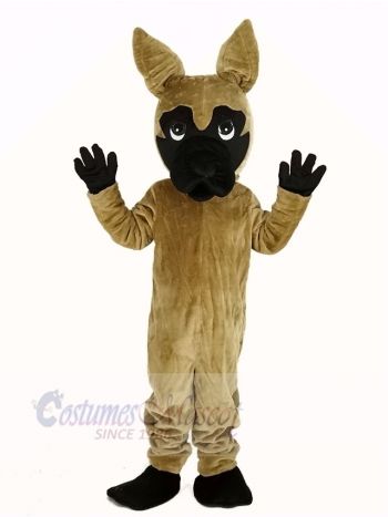 Brown Dane Dog Mascot Costume Animal