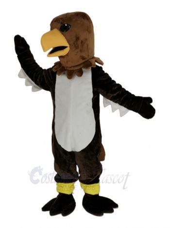 Brown Tail Hawk Bird Mascot Costume Animal