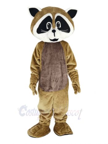 Tan Robbie Raccoon Mascot Costume Animal