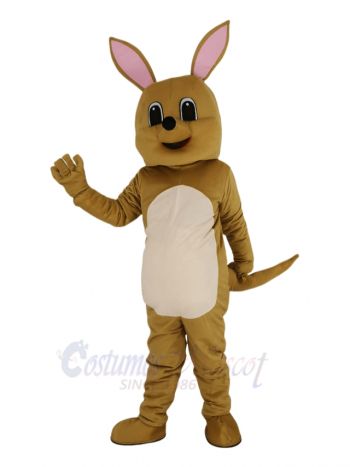 Cute Brown Kangaroo Mascot Costume Animal