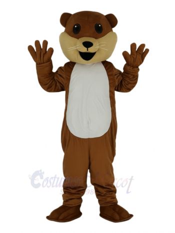 Lovely Otter Mascot Costume Animal