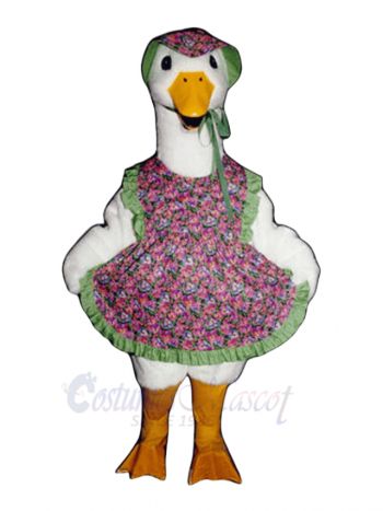 Mother Goose with Dress Mascot Costumes Poultry