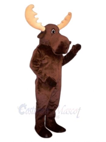 Cute Brown Moose Mascot Costumes