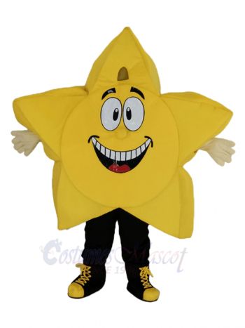 Yellow Star Mascot Costume