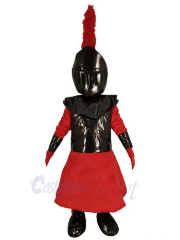 Brave Red Knight Mascot Costume People