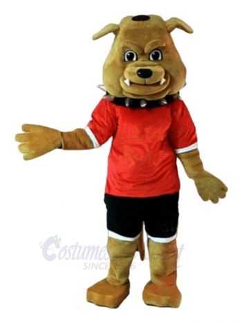 Sports Bulldog Mascot Costume