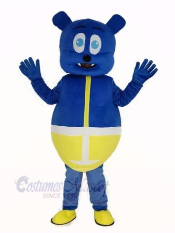 Blue Bear Monster Mascot Costume