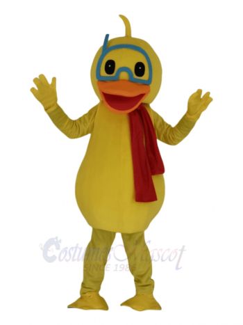 Cute Yellow Duck Mascot Costumes Animal