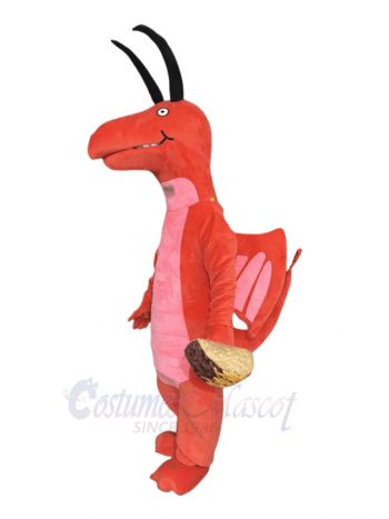 Red Taco Dragon Mascot Costume