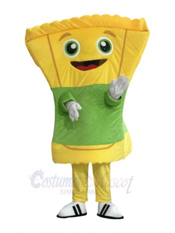 Square Maultaschen Mascot Costume Food