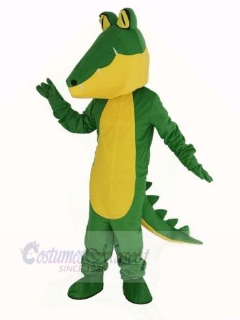 Crocodile with Yellow Belly Mascot Costume Animal