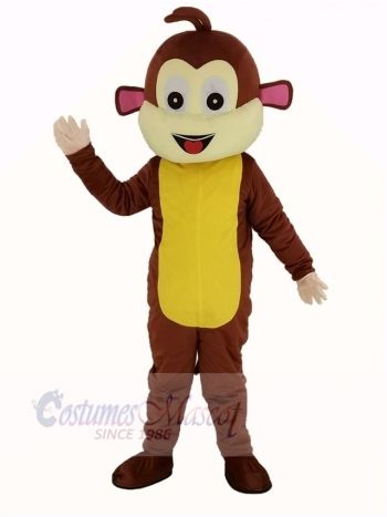 Brown Monkey Mascot Costume Animal