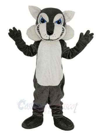 Big Gray Wolf Mascot Costume Animal