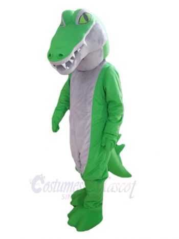 Green Crocodile Mascot Costume Animal