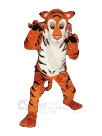 Friendly Tiger Adult  Mascot Costume