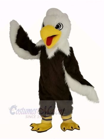 Long-haired White Head Eagle Mascot Costume Animal