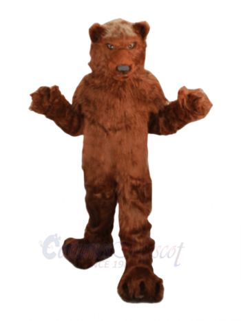 Long Hair Grizzly Bear Mascot Costumes