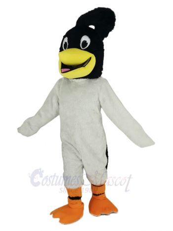 Black Head Roadrunner Bird Mascot Costume Animal