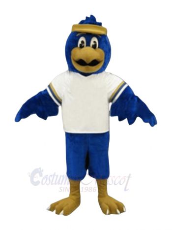 Cute Blue Falcon Eagle Mascot Costumes