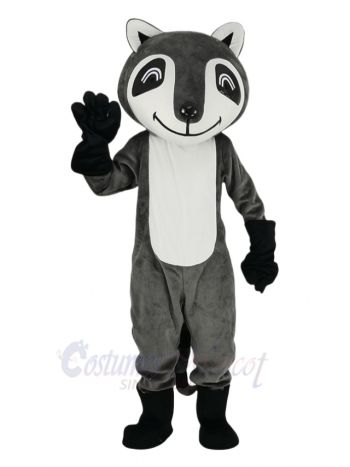 Lovely Gray Raccoon Mascot Costume Animal