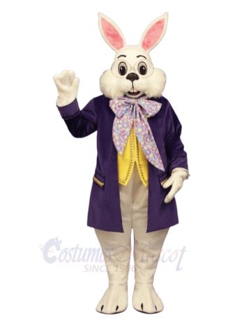 Wendell Purple Rabbit Easter Bunny Mascot Costumes