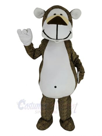 Chubby Leopard Mascot Costume Animal