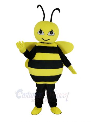 Yellow Little Bee Mascot Costume Insect