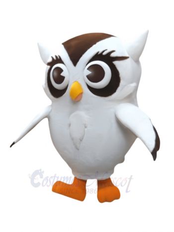 Lovely White Owl Mascot Costumes