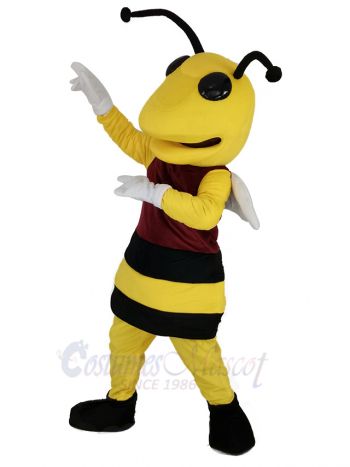 Powerful Bee Mascot Costume Insect