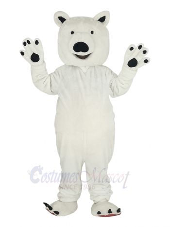 Lovely Polar Bear Mascot Costume Animal