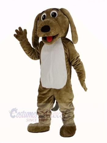 Funny Brown Dog Mascot Costume Animal