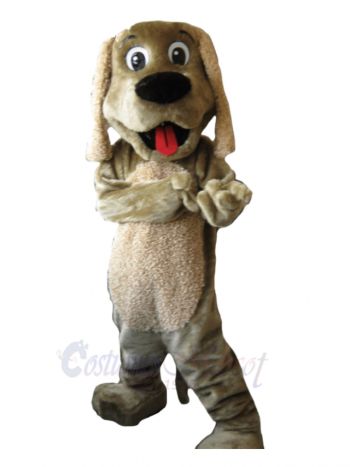 Brown Dog Mascot Costume Adult