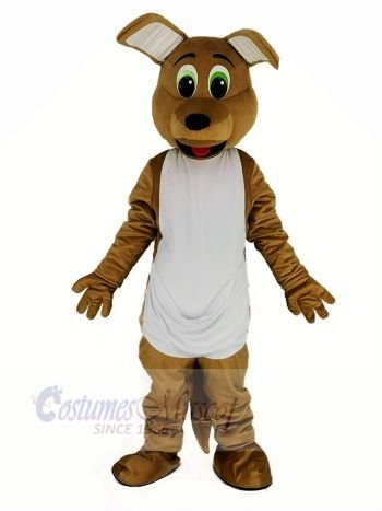 Dark Tan Kangaroo Mascot Costume Animal