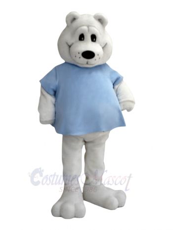 Friendly White Bear Mascot Costumes