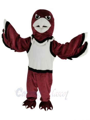 Red Warhawk Eagle Bird Mascot Costume Animal