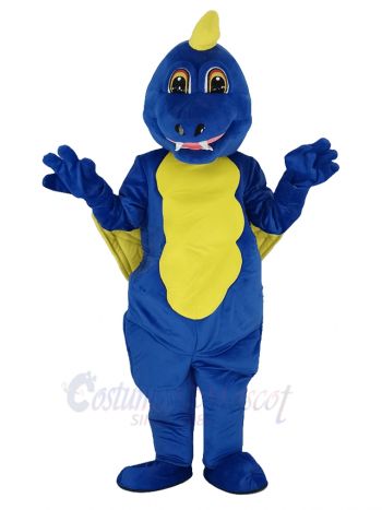 Blue Fly Dragon Mascot Costume Animal