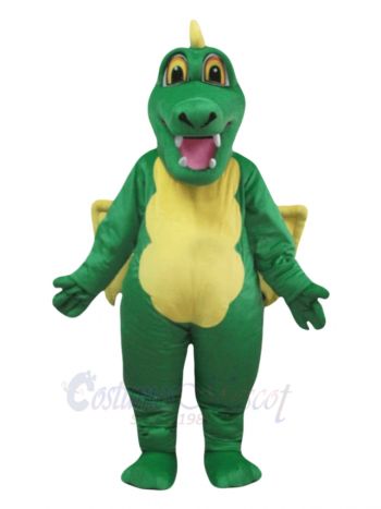 Happy Green Fly Dragon Mascot Costumes